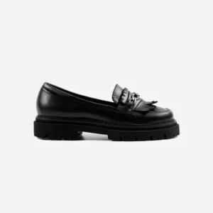 Chunky Grape Leather Vegan Loafers