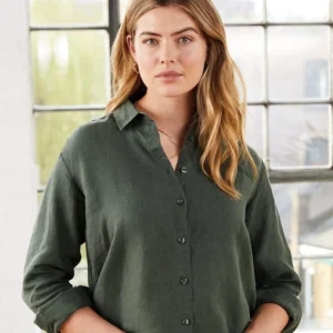 Helena Hemp Boyfriend Shirt