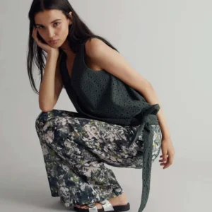 Cotton Palazzo Trousers