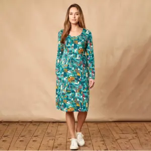 Jersey Dress - Duck Egg