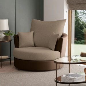 Blake Soft Faux Leather Swivel Chair
