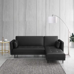 Selma Faux Leather Corner Sofa