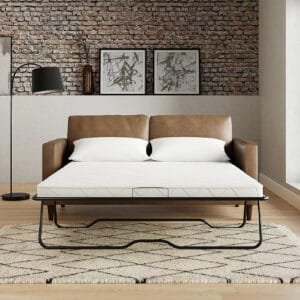 Zoe Faux Leather Sofa Bed